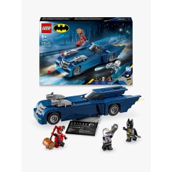 Batman™ with the Batmobile™ vs. Harley Quinn™ and Mr. Freeze™