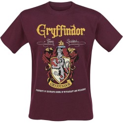 Heroes Inc. - Maglietta T-shirt Logo Griffondoro Crest Harry Potter Taglia M