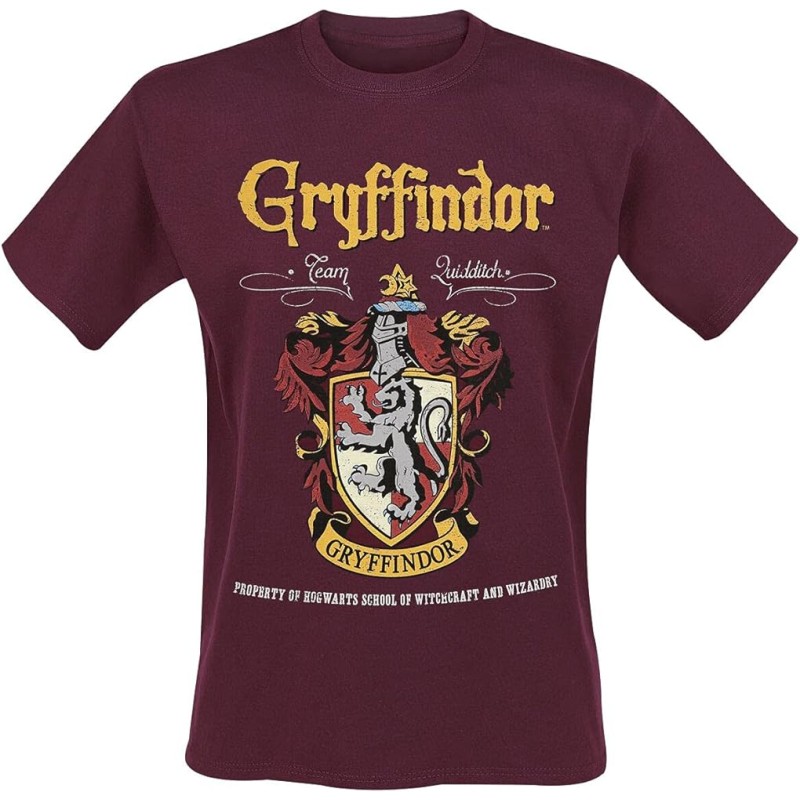 Heroes Inc. - Maglietta T-shirt Logo Griffondoro Crest Harry Potter Taglia XL