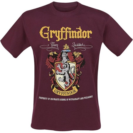 Heroes Inc. - Maglietta T-shirt Logo Griffondoro Crest Harry Potter Taglia XL