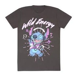 Heroes Inc. - Maglietta T-shirt Disney Stitch Wild Energy Taglia L