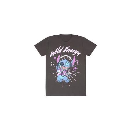 Heroes Inc. - Maglietta T-shirt Disney Stitch Wild Energy Taglia L