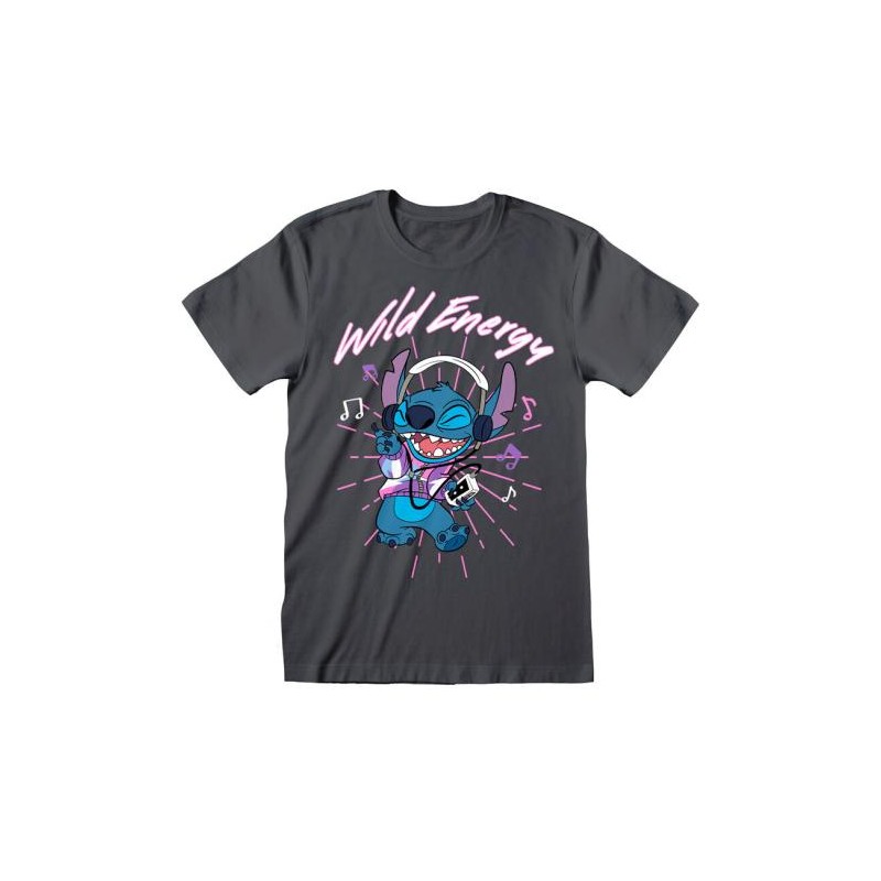 Heroes Inc. - Maglietta T-shirt Disney Stitch Wild Energy Taglia M