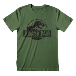 Heroes Inc. - Maglietta T-shirt Jurassic Park Mono Logo Taglia 2XL