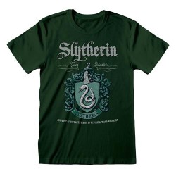 Heroes Inc. - Maglietta T-shirt Logo Slyntherin Crest Harry Potter Taglia 2XL