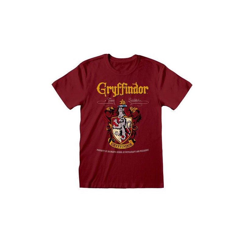 Heroes Inc. - Maglietta T-shirt Logo Griffondoro Crest Harry Potter Taglia 2XL