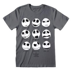 Heroes Inc. - Maglietta T-shirt The Nightmare Before Christmas Many Faces Taglia 2XL