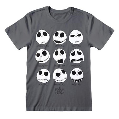 Heroes Inc. - Maglietta T-shirt The Nightmare Before Christmas Many Faces Taglia L