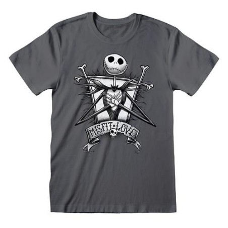 Heroes Inc. - Maglietta T-shirt The Nightmare Before Christmas Misfit Taglia XL