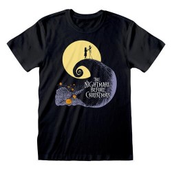 Heroes Inc. - Maglietta T-shirt The Nightmare Before Christmas Silhouette Taglia S