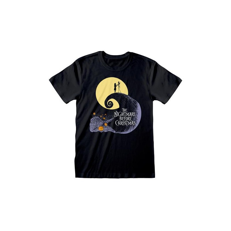 Heroes Inc. - Maglietta T-shirt The Nightmare Before Christmas Silhouette Taglia S