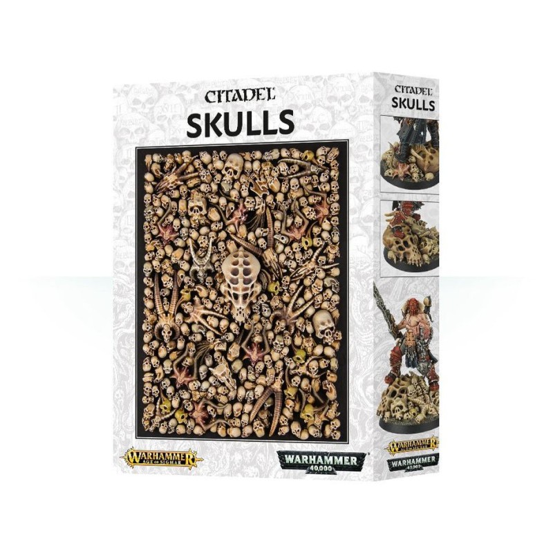 GAMES WORKSHOP - WARHAMMER - CITADEL SKULLS