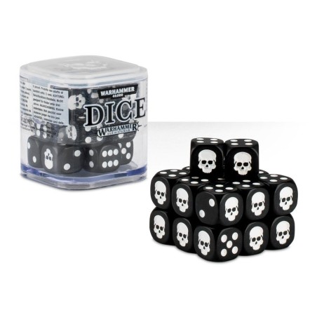 GAMES WORKSHOP - WARHAMMER - CUBO DEI DADI - NERO