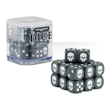 GAMES WORKSHOP - WARHAMMER - CUBO DEI DADI - GRIGIO