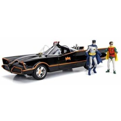 Jada - Batman classic TV Series - Batmobile 1966 1:18 - con 2 figure e luci