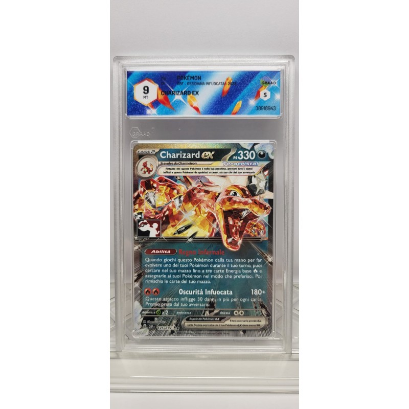 GRAAD - Charizard EX 9 Mt - ITA - Ossidiana Infuocata 2023 PP