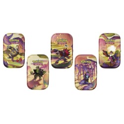 POKEMON - SCARLATTO E VIOLETTO - SEGRETO FIABESCO - COLLEZIONE COMPLETA 5 MINI TIN DA COLLEZIONE (ITA)