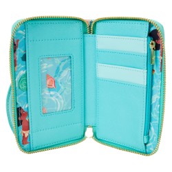 Loungefly Disney - Moana - Portafoglio Zip Ocean Waves