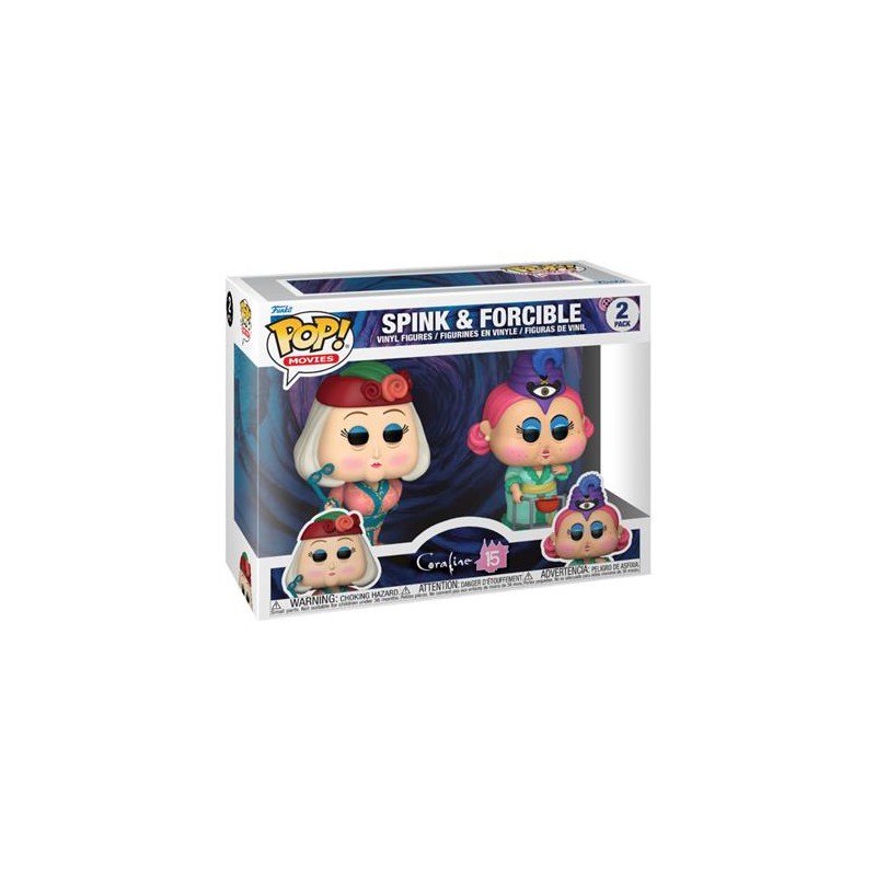 Pop Movies Coraline: 15th Anniversary - 2-Pack Spink & Forcible