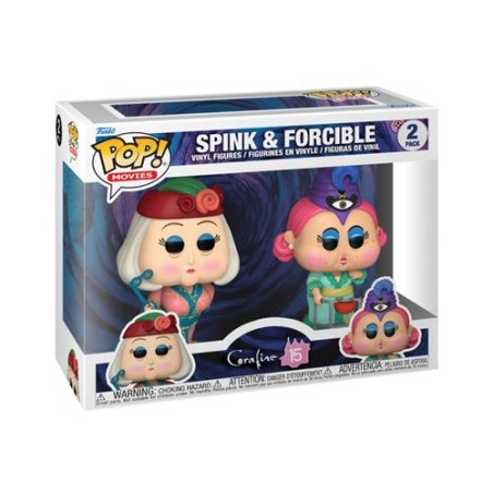 Pop Movies Coraline: 15th Anniversary - 2-Pack Spink & Forcible