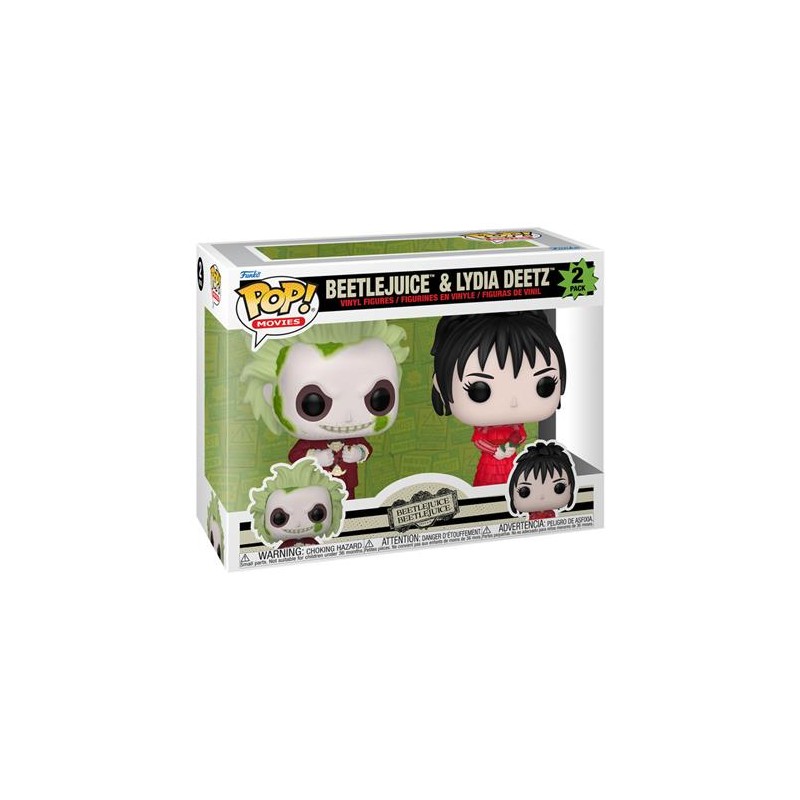 Pop Movies Beetlejuice - 2-Pack Beetlejuice & Lydia