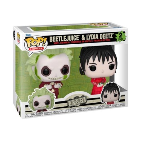 Pop Movies Beetlejuice - 2-Pack Beetlejuice & Lydia