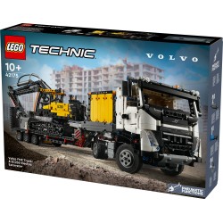 LEGO Technic 42175 Autocarro Volvo FMX ed Escavatore elettrico EC230