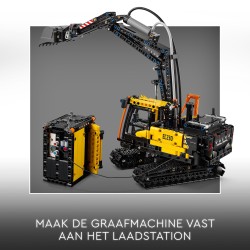 LEGO Technic 42175 Autocarro Volvo FMX ed Escavatore elettrico EC230