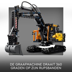 LEGO Technic 42175 Autocarro Volvo FMX ed Escavatore elettrico EC230