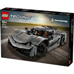 LEGO Technic 42173 Hypercar Koenigsegg Jesko Absolut grigia