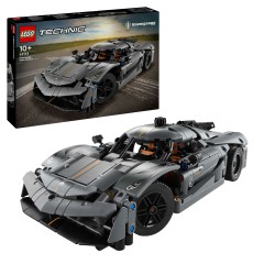 LEGO Technic 42173 Hypercar Koenigsegg Jesko Absolut grigia