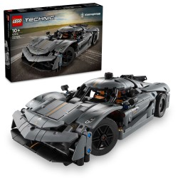 LEGO Technic 42173 Hypercar Koenigsegg Jesko Absolut grigia