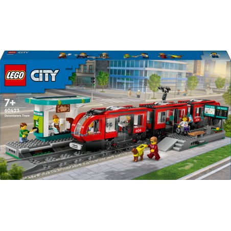 LEGO City 60423 Tram e fermata del tram