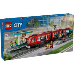 LEGO City 60423 Tram e fermata del tram