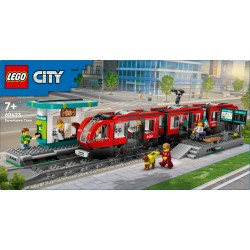 LEGO City 60423 Tram e fermata del tram