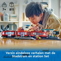 Stadstram en station