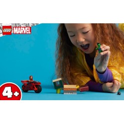 LEGO Marvel 76287 Iron Man con moto e The Hulk