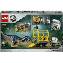 LEGO Jurassic World 76966 Missione dinosauro: camion di trasporto dell’allosauro