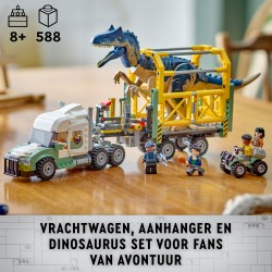 Missions dinosaures : le camion de transport de l’allosaure