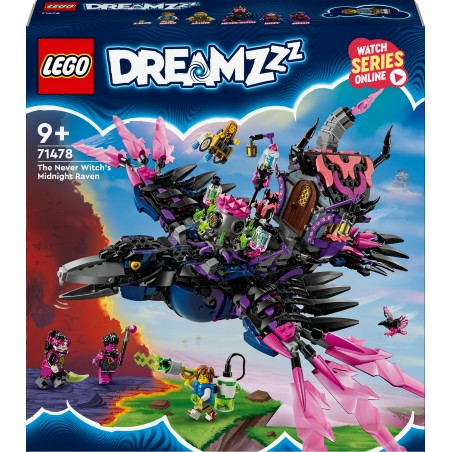 LEGO Dreamzzz 71478 Il corvo di mezzanotte della Mai-Strega