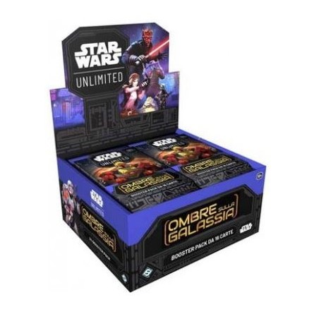 STAR WARS UNLIMITED - OMBRE SULLA GALASSIA - BOX BOOSTER - (24 BUSTE) - ITA