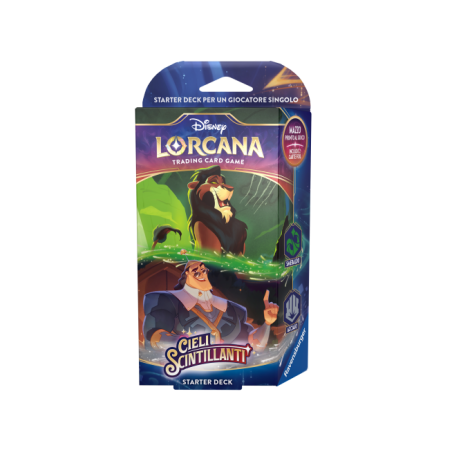 Ravensburger Tcg - Lorcana - Cieli Scintillanti - Starter Deck Smeraldo Acciaio - ITA