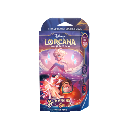 Ravensburger Tcg - Lorcana - Shimmering Skies - Starter Deck Amethyst Ruby - ENG