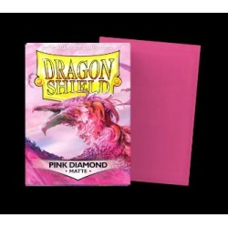 DRAGON SHIELD - 100 BUSTINE STANDARD - MATTE PINK DIAMOND