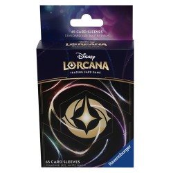 RAVENSBURGER TCG - LORCANA - 65 BUSTE PROTETTIVE - LOGO LORCANA