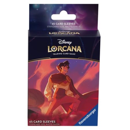 RAVENSBURGER TCG - LORCANA - 65 BUSTE PROTETTIVE - ALADDIN