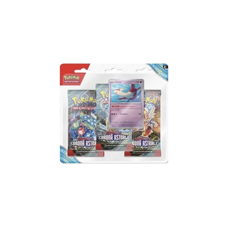 POKEMON - BLISTER 3 BUSTINE - CORONA ASTRALE + PROMO LATIAS