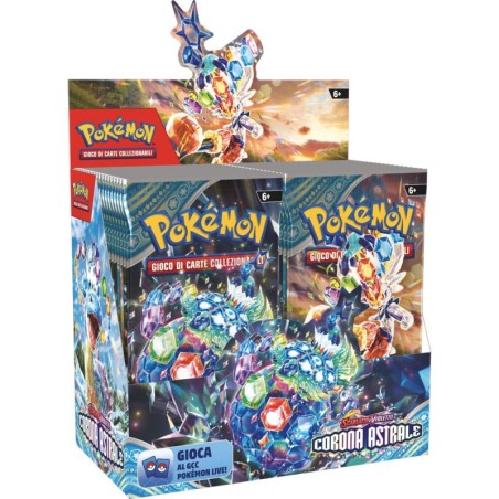 Pokemon Scarlatto e violetto - Box 36 Booster Corona Astrale