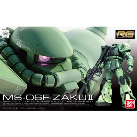 Bandai Gunpla RG Zaku II Ms-06F 1:144