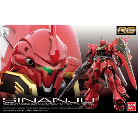 Bandai Gunpla RG Sinanju MSN-06s 1/144